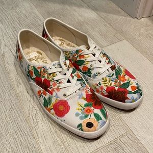 Womens Keds Floral Shoes - Size 8.5